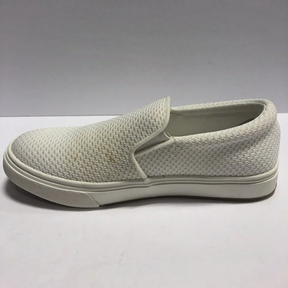 Steve Madden Women’s Coulter White Slip-On Shoes, Size 7.5M